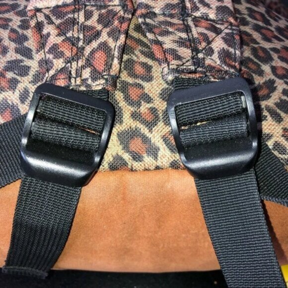 Salemi-pac Animal Print Backpack Pockets Zipper Padded SuedeLike 16x16” - Picture 10 of 10